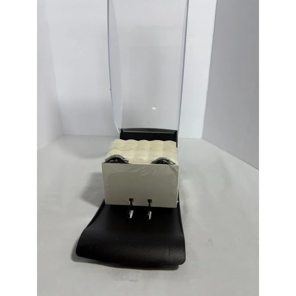 Tenex Rolladex Type Covered 500 Index Card File. New in box Made in USA Vintage